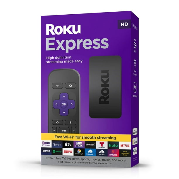 Roku Express HD Streaming Device with High-Speed HDMI Cable and