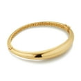 thumbnail image 2 of Graduated Dome Bangle Bracelet in 14k Gold, 2 of 2