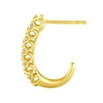 thumbnail image 2 of 0.96 CT. T.W. Round Cut J Hoop Diamond Earrings in 14K Gold, 2 of 5