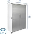 thumbnail image 2 of Seville Classics UltraHD Storage Cabinet, 48" W x 24" D x 72" H, 2 of 14