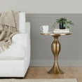 thumbnail image 3 of Belle & June Halo 24" Metal Accent Table, 3 of 5
