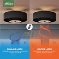 thumbnail image 10 of Hunter 30" Brookside Matte Black Ceiling Fan with LED Light Kit and Handheld Remote, 10 of 16