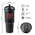 thumbnail image 3 of Logo Brands Chicago Bears Stainless Steel Tumbler Set, 3 of 7