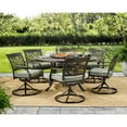 thumbnail image 1 of Member's Mark Savannah Round Dining Set with Sunbrella Fabric & Lazy Susan, 8pc, 1 of 3