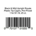 thumbnail image 1 of Black & Mild Upright Royale Plastic Tip Cigars, Pre-Priced 1 for $1.19, 25 ct., 1 of 1