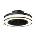 thumbnail image 1 of Artika Elton Fandelier Black with Remote Dimmable Light, 2700K-6000K, 1 of 9