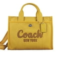 thumbnail image 1 of Coach Canvas Cargo Tote Bag, Yellow Gold, 1 of 7
