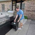 thumbnail image 22 of Backyard Discovery Luxury Galvanized Steel Covered Outdoor Kitchen w/ Grill & Pizza Oven, 22 of 26