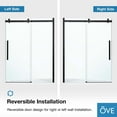 thumbnail image 3 of OVE Decors Bel 60" W x 78-3/4" H Frameless Soft-Close Sliding Shower Door, 3 of 9