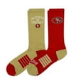 thumbnail image 2 of San Francisco 49ers Adult 2-Pack Crew Socks, 2 of 3