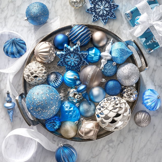 Member's Mark Shatterproof Ornament Collection, 80 Count