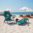 thumbnail image 2 of Logo Brands Miami Dolphins Reclining Beach Chair, 2 of 6
