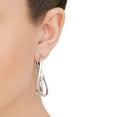 thumbnail image 4 of Double Curve Hoop Earrings in 14K Gold, 4 of 4