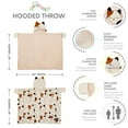 thumbnail image 5 of Kids’ Plush Hooded Throw with Faux Fur Lining, 40" x 50", 5 of 7