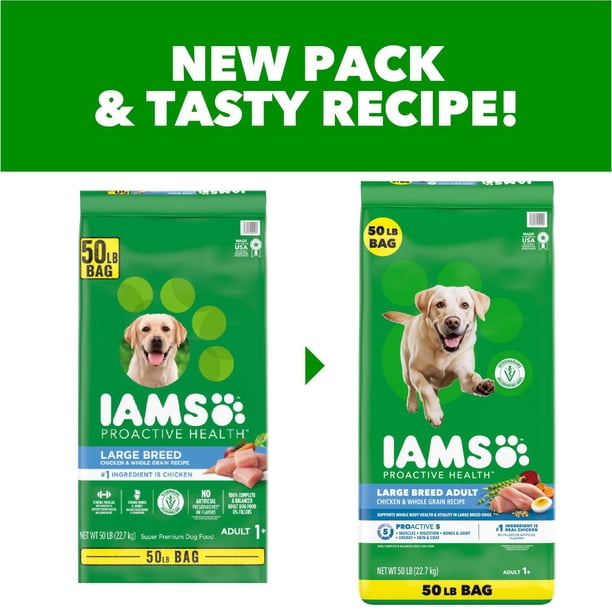 IAMS Proactive Health Large Breed Chicken Recipe Adult Dry Dog