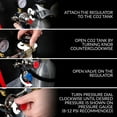 thumbnail image 4 of HomeCraft 4.9 Cu. Ft. Full Size Kegorator Draft Beer Dispenser, Black Stainless Steel, 4 of 7