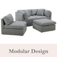 thumbnail image 4 of Member’s Mark Lindsey Modular Fabric Sofa with Storage Ottoman, 4 of 23