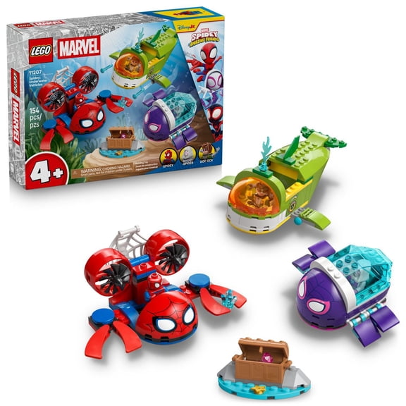 LEGO Marvel Spidey And His Amazing Friends Spidey: Underwater Vehicles,154 pc.