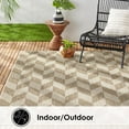 thumbnail image 5 of Nicole Miller New York Patio Country Calla Contemporary Herringbone Indoor/Outdoor Area Rug, 5 of 9