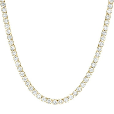 Lab Grown Diamond Tennis Necklace in 14K Gold