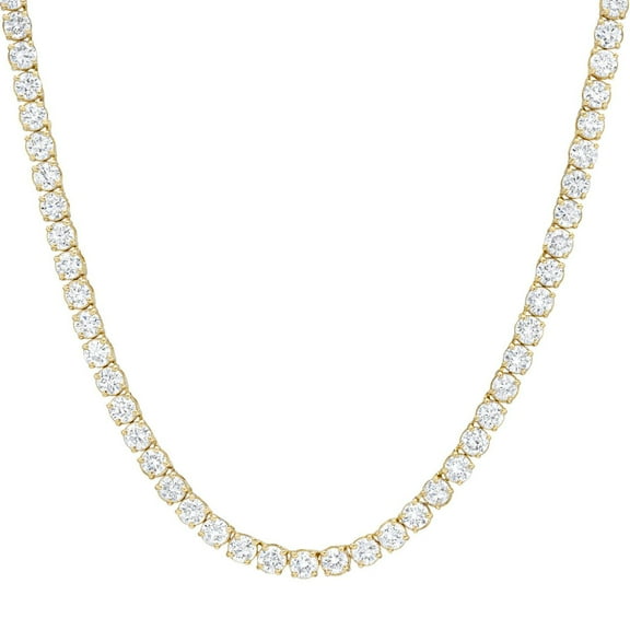 Lab Grown Diamond Tennis Necklace in 14K Gold