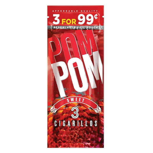 Swisher Sweets Cigarillos Pom Pom Sweet Pre-Priced 3 ct., 15 pk.