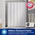 thumbnail image 4 of Arm & Hammer™ Waterproof Fabric Shower Curtain/Liner, 70"x72", 4 of 9