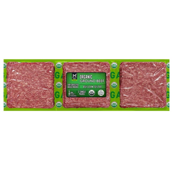 Member's Mark 85/15 Organic Grass Fed Ground Beef, priced per pound