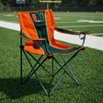thumbnail image 2 of Logo Brands Miami Hurricanes Sideline XL Chair, 2 of 6