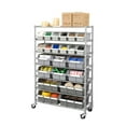 thumbnail interactive-video image 1 of Member's Mark Steel Commercial Bin Rack With Wheels, 22 Bins, 36" W x 14" D x 56" H, 1 of 8