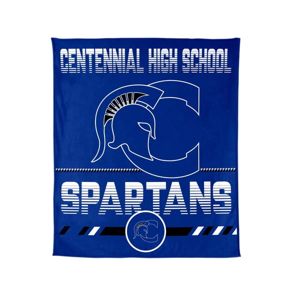 Logo Brands Burleson Centennial High School 60"x70" Super Plush Blanket