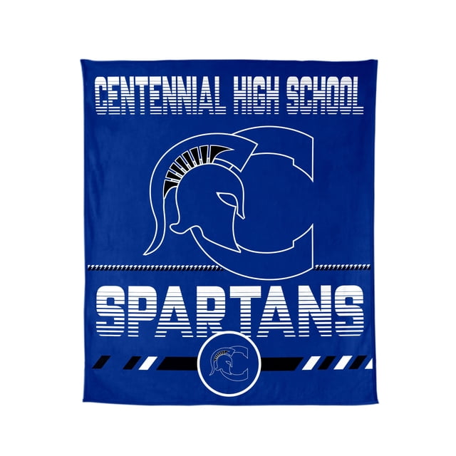 Logo Brands Burleson Centennial High School 60"x70" Super Plush Blanket