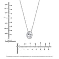 thumbnail image 3 of Lab Created Diamond Pendant in 14K Gold, 3 of 6