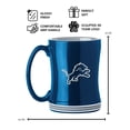 thumbnail image 3 of Logo Brands Detroit Lions 14oz Relief Mug Set, 3 of 5