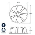 thumbnail image 11 of Nordic Ware 2-Piece Nonstick Formed Aluminum Tiered Bundt Set, 12 Cup and 6 Cup, 11 of 11