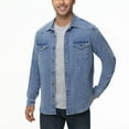 thumbnail image 2 of Frye Men's Western Vintage Denim Button-Down Shirt, 2 of 5