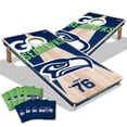 thumbnail image 1 of YouTheFan Seattle Seahawks 2'x4' Cornhole Board Set, 1 of 6