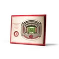 thumbnail image 1 of YouTheFan Alabama Crimson Tide 17"x13" 3D 5 Layer Stadium View Wall Art, 1 of 5