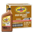 thumbnail image 1 of Pennzoil High Mileage SAE 10W-30 Motor Oil 6-pack/1 quart bottles, 1 of 1