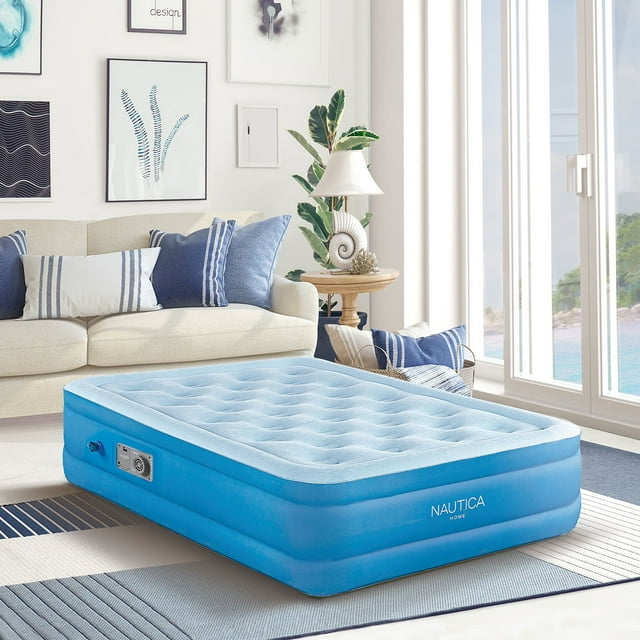 Nautica Cool Comfort 15" Pillowtop Twin Air Mattress with Inset Pump