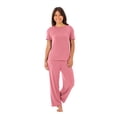 thumbnail image 1 of Member’s Mark Women’s Tee & Pant Pajama Set, 1 of 9