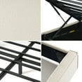 thumbnail image 8 of ZINUS Night Therapy Boucle Platform Bed Frame With Lifting Storage, Assorted Sizes, 8 of 12