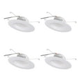 thumbnail image 1 of SYLVANIA 5”/6” LED Recessed Lighting Downlight with Trim, 10.5W=75W, Dimmable, Natural White, Wet Rated - 4 Pack, 1 of 6