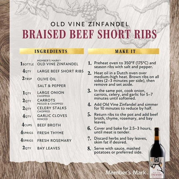 Member's Mark Old Vine Zinfandel Wine, 750 ml - Samsclub.com
