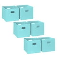 thumbnail image 1 of RiverRidge Folding Bins Cube Storage Cubbies, Set of 6 Playroom Organizers, 1 of 6