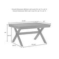 thumbnail image 5 of Crosley Furniture Hayden 9-Piece Dining Set, Slate, 5 of 14