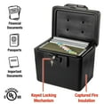 thumbnail image 2 of SentrySafe 1170 Fireproof Box with Key Lock 0.61 Cubic Feet, 2 of 6