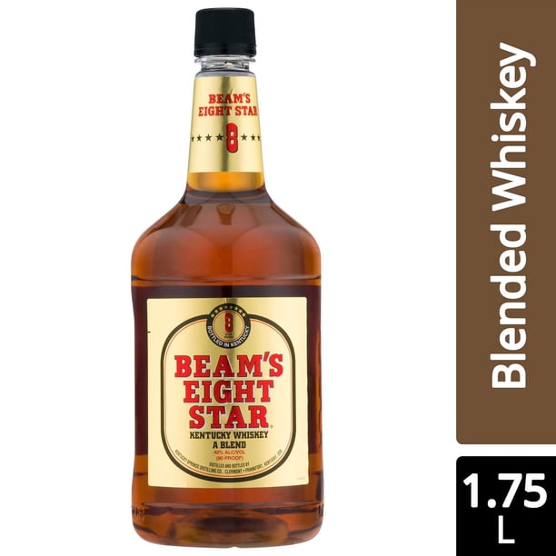Jim Beam Beam's Eight Star Bourbon Whiskey 1.75 L - Samsclub.com