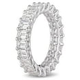 thumbnail image 3 of 3.68 CT. T.W. Emerald Cut Diamond Eternity Band in 18K Gold, 3 of 5