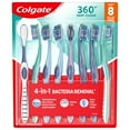thumbnail image 1 of Colgate 360° Whole Mouth Deep Clean Toothbrushes, Soft, 8 ct., 1 of 4